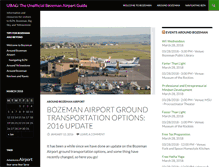 Tablet Screenshot of bozeman-airport.com